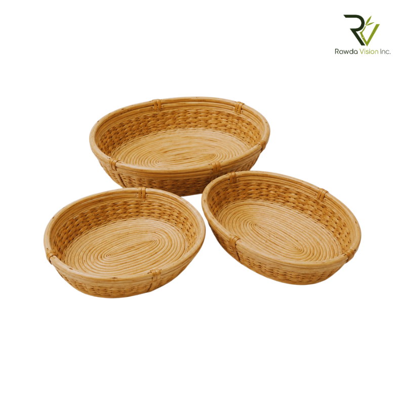 Cane Arvo Oval Basket